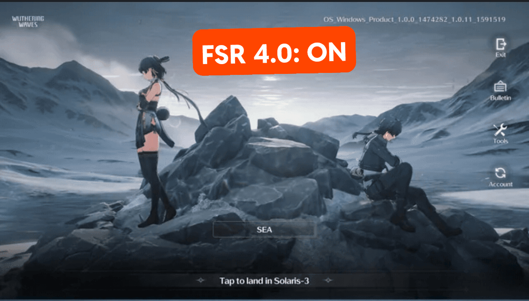 Wuthering Waves now supports FSR 4.0 on its new GPU drivers update!