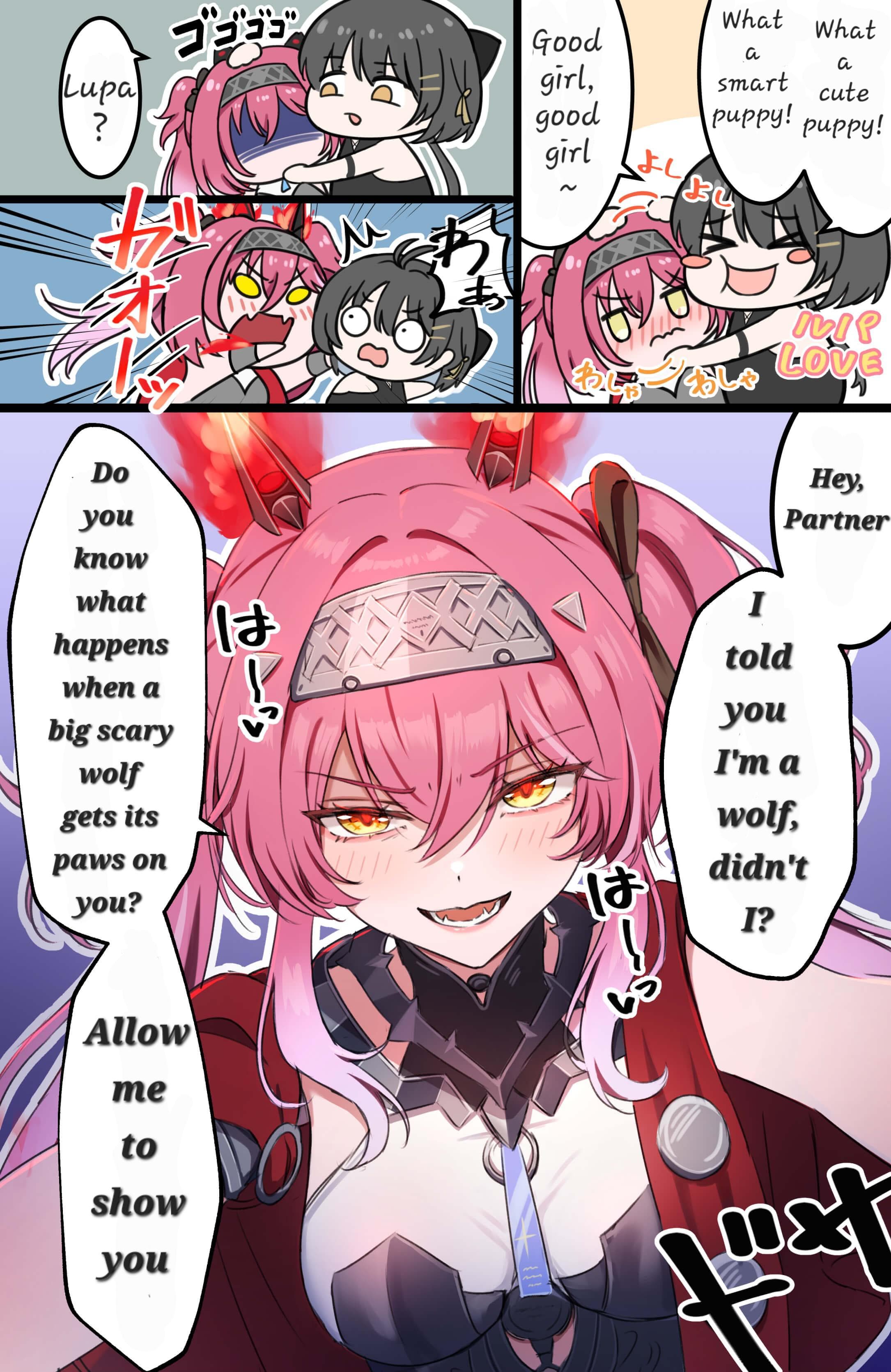 Lupa is (Not) a Puppy: The Big Bad Wolf Attacks [F!Rover] (ドブクラゲ) [TL/TS by me]