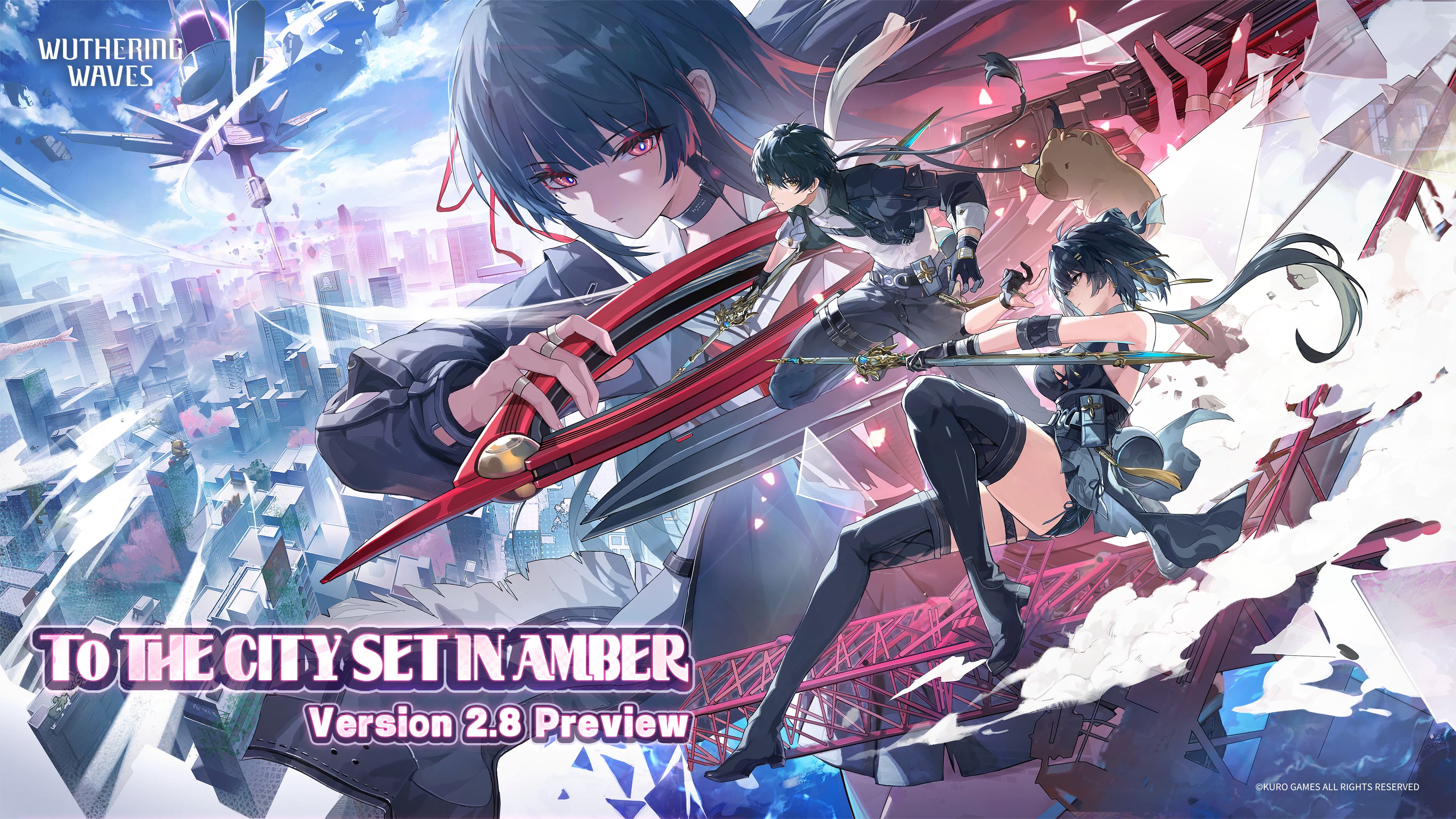 Wuthering Waves Version Preview | Version 2.8 "To the City Set in Amber" Scheduled for Release on November 20th (UTC+8)