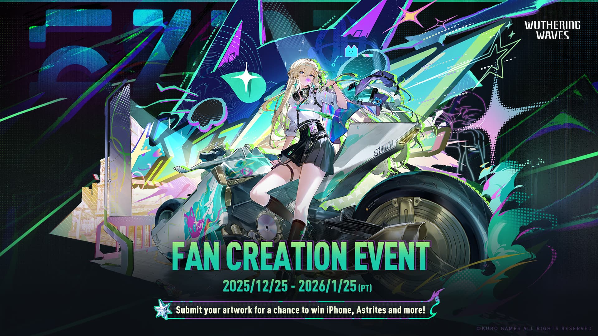 Wuthering Waves Fan Creation Event "We Who See the Stars" is now live!